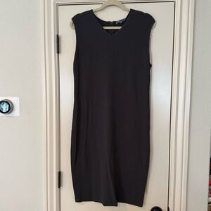 Vince Charcoal Gray Pencil Dress